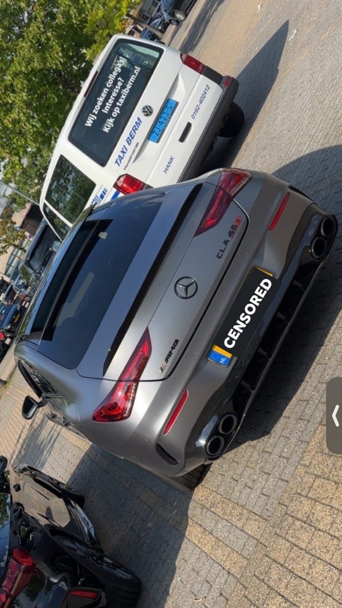 Mercedes-Benz CLA45 S AMG stage 1 straight pipe